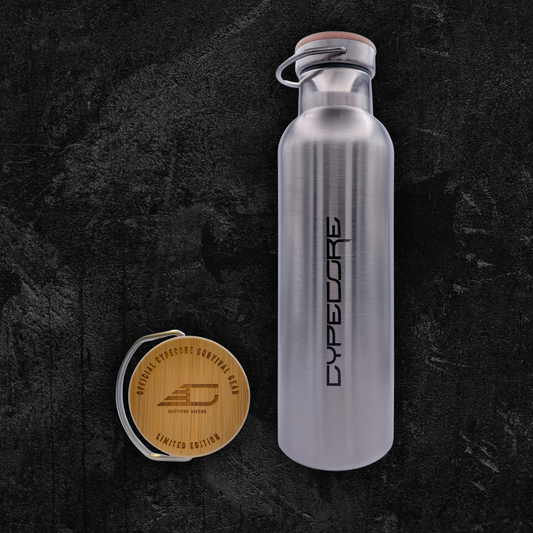 Limited Edition -  Official Cypecore Survival Gear - Drinking Bottle (stainless Steel)