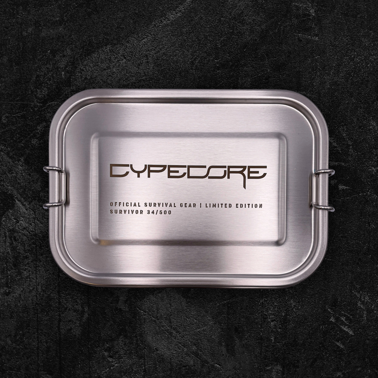 Limited Edition -  Official Cypecore Survival Gear - Lunchbox (stainless Steel)